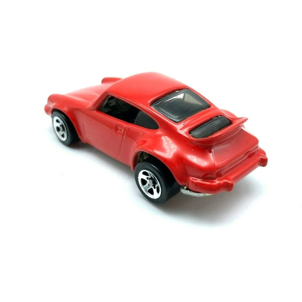 Hot‎ Wheels Porsche 911 Sports Car Red 5 Spoke Wheels Die Cast 1/64 Scale Loose